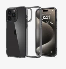 ★iPhone15pro用　クリアケース　シュピゲン　耐衝撃　spigen プロ用　　ウルトラハイブリッド　ACS07213 スペースクリスタル
