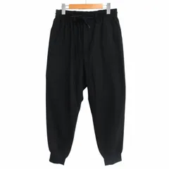 ワイスリー Y-3 ADIDAS ヨウジヤマモト FLANNEL CUF PNT IL2148 ジョガーパンツ ウールブレンド イージースラックス 黒 ブラック Sのサムネイル