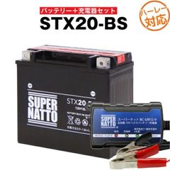 【バッテリー＋充電器セット】 STX20-BS ■ スーパーナット充電器 ■ スーパーナット