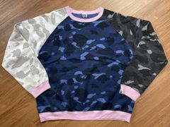 00s A BATHING APE クレイジーパターン カモフラ スウェット 猿 - メルカリ
