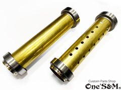 Ｚ音 真鍮インナー マフラーサイレンサー レーシング インナーバッフル Z音 70π対応 215㎜ロング
