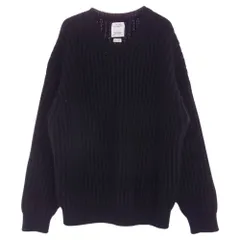 VISVIM ビズビム ニット 20AW 0120405012001 AMPLUS CREW L/S W/L アンプラス クルー ニット セーター ブラック系 3【中古】のサムネイル