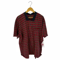 オベイ OBEY バラ柄 ニット ポロシャツ メンズ  XXLのサムネイル