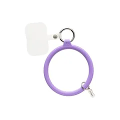 [ハミィ] iFace Reflection Silicone ブレスレットストラップ (パープル)【各種スマートフォン対応 ハンドストラップ スマホ 携帯ストラップ シリコン ストラップ リストストラップ 落下防止 おしゃれ 】