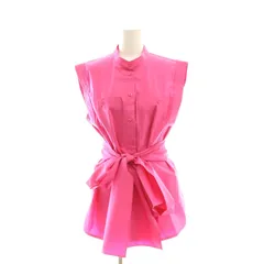エスカーダ ESCADA ノースリーブシャツ ブラウス 前開き コットン 36 ピンク /NR ■OSのサムネイル