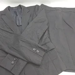 ◇ ⊇ COMME CA DU MODE コムサデモード 膝丈 スーツ セットアップ 上下 サイズ7 ブラック系 レディース E  【1409240044765】