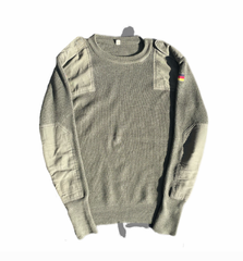 00s German military multi patch knit