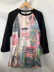 JUNK FOOD バスキア　プリント　7分袖　ラグランスリーブTシャツ　Jean-Michel Basquiat サイズⅬ　06030605　01のサムネイル