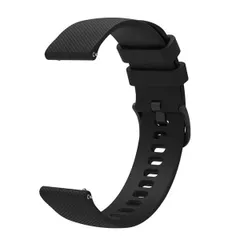 ブラック_22mm [Qosea] 時計バンド 18mm 20mm 22mm時計バンドシリコンバンド 防水時計替えベルト 腕時計バンド18ミリ 20ミリ 22ミリ Quick Releaseスマートウォッチバンド ベルト 防水 交換ベルト 替えバンド スポーツ