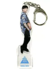 【中古】雑貨 福田翔也 アクリルキーホルダー WHITE 「PRODUCE 101 JAPAN SEASON2 EXHIBITION ～LET ME FLY～」