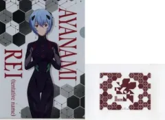 【中古】クリアファイル 綾波レイ/黒プラグスーツ A4クリアファイル＆ステッカーセット 「一番くじ エヴァンゲリオン エヴァパイロット、集結!」 H賞