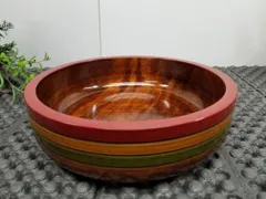 讃岐漆器 独楽塗 くり抜き 菓子皿 5客セットK227