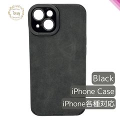 【送料無料】 iPhoneケース 保護 フェイクスエード ブラック 黒 iPhone 13 15 iPhone13 iPhone15 TPU フェイクレザー フェイクスウェード スウェード 起毛 スマホケース アイフォーン アイフォン かっこいい