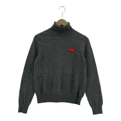a1079 PLAY COMME des GARCONS tops Knit プレイ コムデギャルソン ニット タートル グレー | AKUBI  -アクビ-
