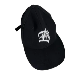 キャップ フロント刺繡 ブラック