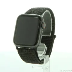 〔中古品〕 Apple Watch Series 5 Nike GPS + Cellular 40mm スペースグレイアルミニウムケース ブラックNikeスポーツループ【349】