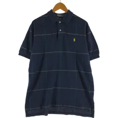 古着 ラルフローレン Ralph Lauren POLO by Ralph Lauren 半袖 チェック ポロシャツ メンズL相当/eaa535376