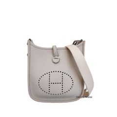 HERMES ミニエヴリン Evelyne TPM C刻印 ベトン Beton ランクAB