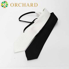 ネクタイ 冠婚葬祭セット 簡単装着・脱着 白黒2本セット