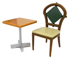 【中古】トレーディングフィギュア イスとテーブルセットB 「ミニチュアファミレスマスコット」