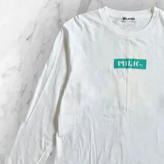 古着 90s 00s ブランド シンプル ロンT レディース ミルクフェド MILKFED. プルート ホワイト