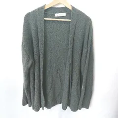 ◇ green label relaxing グリーンレーベル UNITED ARROWS 長袖 ニットカーディガン サイズM ダークグリーン メンズ E  【1405140036817】