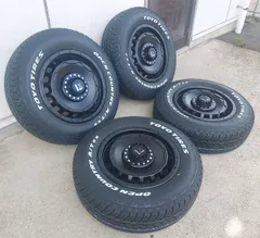 ライズ ロッキー シエンタ タイヤホイールセット 16インチ SwaGGer TOYO OPENCONTRY AT EX 205/65R16 195/65R16 ホワイトレターのサムネイル
