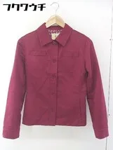 ◇ 組曲 クミキョク 長袖 ジャケット サイズ2 ボルドー系 レディース  【1106230011904】