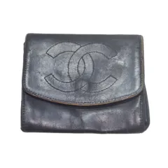 CHANELノベルティお財布 お札も入るのにコンパクト♪】CHANEL フラップウォレット 財布
