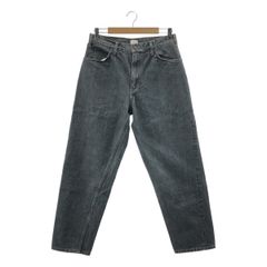 CIOTA / シオタ | Wide Tapered 5 Pocket Pants ワイド テーパード デニムパンツ | 32 | ブラック | メンズ