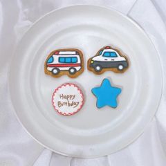 はたらく車アイシングクッキー/相談可/誕生日/ご褒美/プレゼント