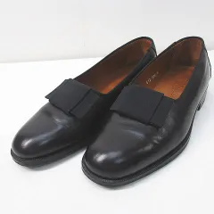 ジョルジオアルマーニ GIORGIO ARMANI ドレスシューズ  リボン 6 ブラック 黒系 ブラック 黒系 レザーイタリア製 612 524のサムネイル