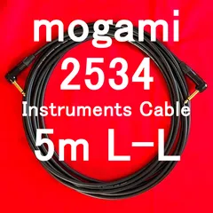 mogami 2534 Instruments Cable w/ Neutrik Gold Plated Plug LL 5m