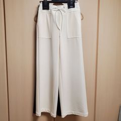 今季大人気ワイドパンツ‼️BLUEFRONCE 春夏秋用　ワイドパンツ　透け感無し。サラサラ　自宅洗濯OK