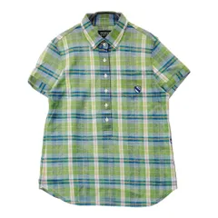 サイズ：1 PEARLY GATES パーリーゲイツ  半袖ポロシャツ チェック グリーン系 [240101289118]# ゴルフウェア レディース ストスト