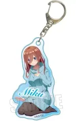 【中古】雑貨 中野三玖 「五等分の花嫁∬ トレーディングアクリルキーホルダー ひざまくらver.」