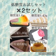 2セット 低糖質お試しセット