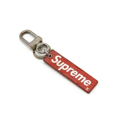 LOUIS VUITTON ルイ ヴィトン エピ ダウンタウンタブチャーム キーホルダー キーリング バッグチャーム シュプリームコラボ Supreme MP2070