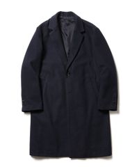城戸様専用 美品! hevo 別注 ソリッド ダブルブレスト コート ネイビー