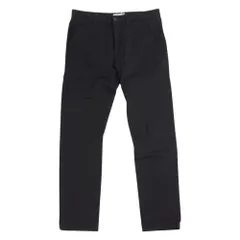 SAINT LAURENT サンローラン パンツ 582300 コットン ボタンフライ ストレッチ スリム ストレート パンツ ブラック系 30 175/80A【中古】のサムネイル