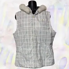 クレージュ　courreges ダウンベスト Courrèges Fur down vest | looseball