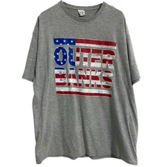 DELTA 半袖 プリントTシャツ XL グレー デルタ クルーネック ビッグサイズ 古着卸 アメリカ仕入 a703-6707