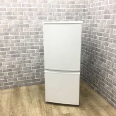 シャープ 冷蔵庫 2ドア 137L どっちもドア SJ-D14A-W 