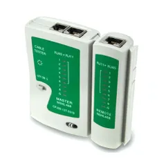 LANケーブルテスター RJ45 RJ11 結線 断線 チェック[ゆうパケット発送、送料無料]mer001