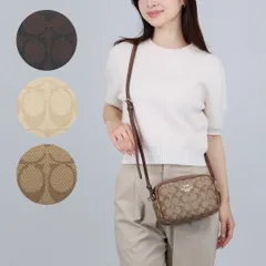 コーチ COACH ショルダーバッグ クロスボディ CQ874 ミニ ジェイミー カメラバッグ シグネチャー キャンバス