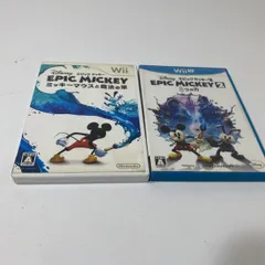 読込確認済み Wii WiiU エピックミッキー1 ２ ソフト ２点まとめて【送料無料】AAR0425S4821/0626
