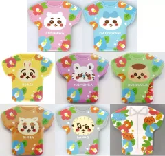 シーサーのおみやげやさん Tシャツ型缶バッジ ミニアクリル