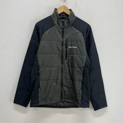 mont-bell モンベル ロゴ刺繍 中綿 U.Lサーマラップ ジャケット 黒 中古・古着通販】mont-bell (モンベル) U.L.サーマラップ