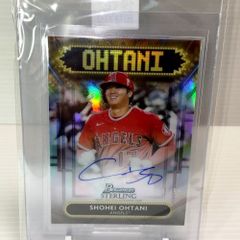 2022 Bowman Sterling 大谷翔平 直筆サインカード Shohei Ohtani /99 リフラクター MLB エンゼルス