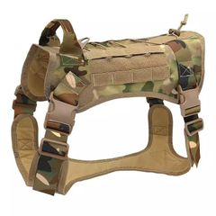 犬 ミリタリー ハーネス 首輪 軍犬 k9 大型犬 中型犬 犬用 服 迷彩